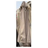 Patio Umbrella: Tan, with Tilt