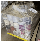 Best Look Paint and Primer: Wrapped Pallet, Assorted Colors, 1 Gallon Cans on Wrapped Pallet