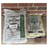 Garden Magic Compost and Manure 40 Lb. and Timberline Cow Manure and Compost 1 Cu Ft