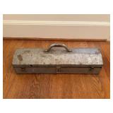 Metal Toolbox with Assorted Hand Tools