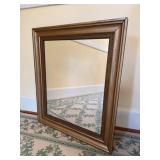 Wood-Framed Mirror with Gold-Tone Finish, 23.5´´x2