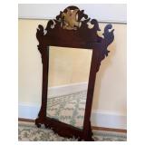 Federal-Style Mirror with Carved Eagle Crest, 35×2