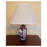 Porcelain Table Lamp with Decorative Panels, 25.5´