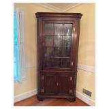 Corner Cabinet by Virginia Galleries, Mahogany, 83