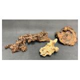 Driftwood and Stone Decorative Pieces
