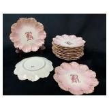 12 Monogrammed Limoges 