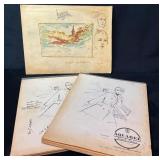 Alfred Richardson Simson Sketchbooks Featuring Art