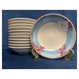 12 Ceramic Bowls by Tiffani for Effenti Dï¿½Arte