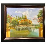 Painting of Thailand Siam Ayudhya-Bang-Pa-In Royal