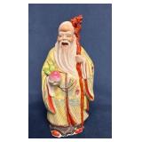 Ceramic Statuette of Shou Xing, Chinese God of Lon