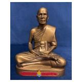 Brass Statuette of Luang Pu Wat Paknam Buddhist Mo