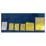 Gold-Tone Silver-Tone Etched Metal Buddhist Amulet