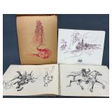 Alfred Richardson Simson Sketchbooks Featuring Art