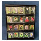 Tiger Woods Upper Deck Golf Cards Framed set of 20