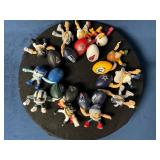 NFL Character Figures with Team Footballs