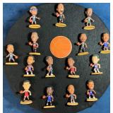 15 NBA Player Figurines with Basketball Display