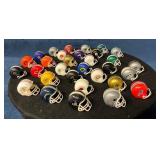 32 Miniature NFL Helmet Replicas