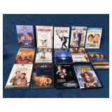 14 Movie DVDs Featuring Various Titles