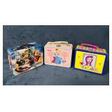 Eight Themed Tin Lunchboxes with Bonus Interior It