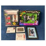 Michael Jordan Collectible Lot Including Cards, Fi