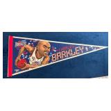 Charles Barkley Houston Rockets NBA Pennant with H