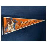 Larry Johnson New York Knicks NBA Pennant