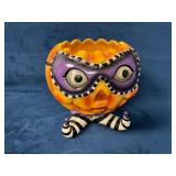 Flooded Halloween Ceramic Candy Bowl in Pumpkin De
