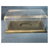 Clear Acrylic Display Case with Black Base