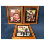 3 Framed Magazines Featuring UV South Carolina Gam
