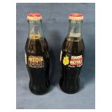 Two Coca-Cola Classic Commemorative Bottles with F