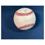 Autographed Baseball with Inscription 