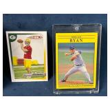 Aaron Rodgers and Nolan Ryan Sports Trading Cards