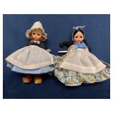 Two Madame Alexander Dolls, Netherlands and Argent