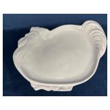 Large Chicken Serving Dish Marked CL, Made in Ital