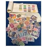 International Vintage Stamps in Album and Loose As