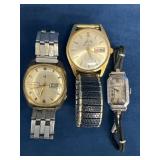 Three Vintage Watches: Bulova Accutron, Competitio