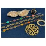 Jewelry Lot Featuring Two Sarah Covington Pieces a