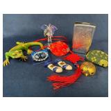 Small Decor Items Including Trinkets and Figurines