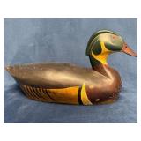 Duck Decoy by Bill Black Jr., Hand-Painted Wood De
