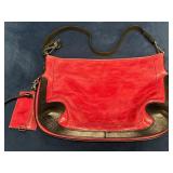 Vintage Tano Purse in Red and Black Leather