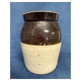 Southern Earthenware Pottery Jar with Brown Glaze