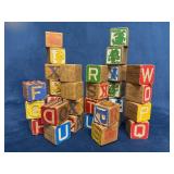 Vintage Decor Made From Eight Children's Building