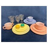 Platonite Little Hostess Dish Set with Cups, Plate