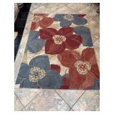 Multicolor Floral Area Rug, 7
