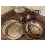 Silverplate Lot Featuring Assorted Tableware and S