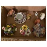 Various Small Decor Items Including Imari Ware Pla