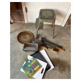Bakeware, Kitchen Tools, and Metal Step Stool