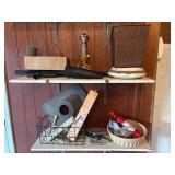 Household Items, Including Lamp Base, Decor, and T
