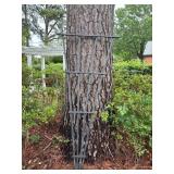 Black Metal Garden Obelisk Trellis for Climbing Pl