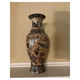 Chinese-Made 12-Inch Decorative Ceramic Vase by A&